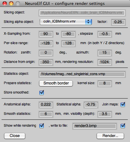 NeuroElf Rendering UI